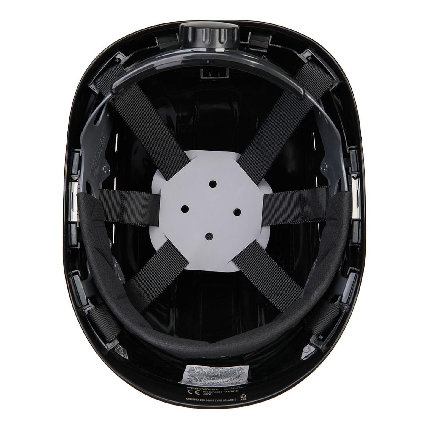Portwest Hoofdbescherming Hoofdbescherming Helm PS63 Hoogte Endurance ventilatie zwart(BK)