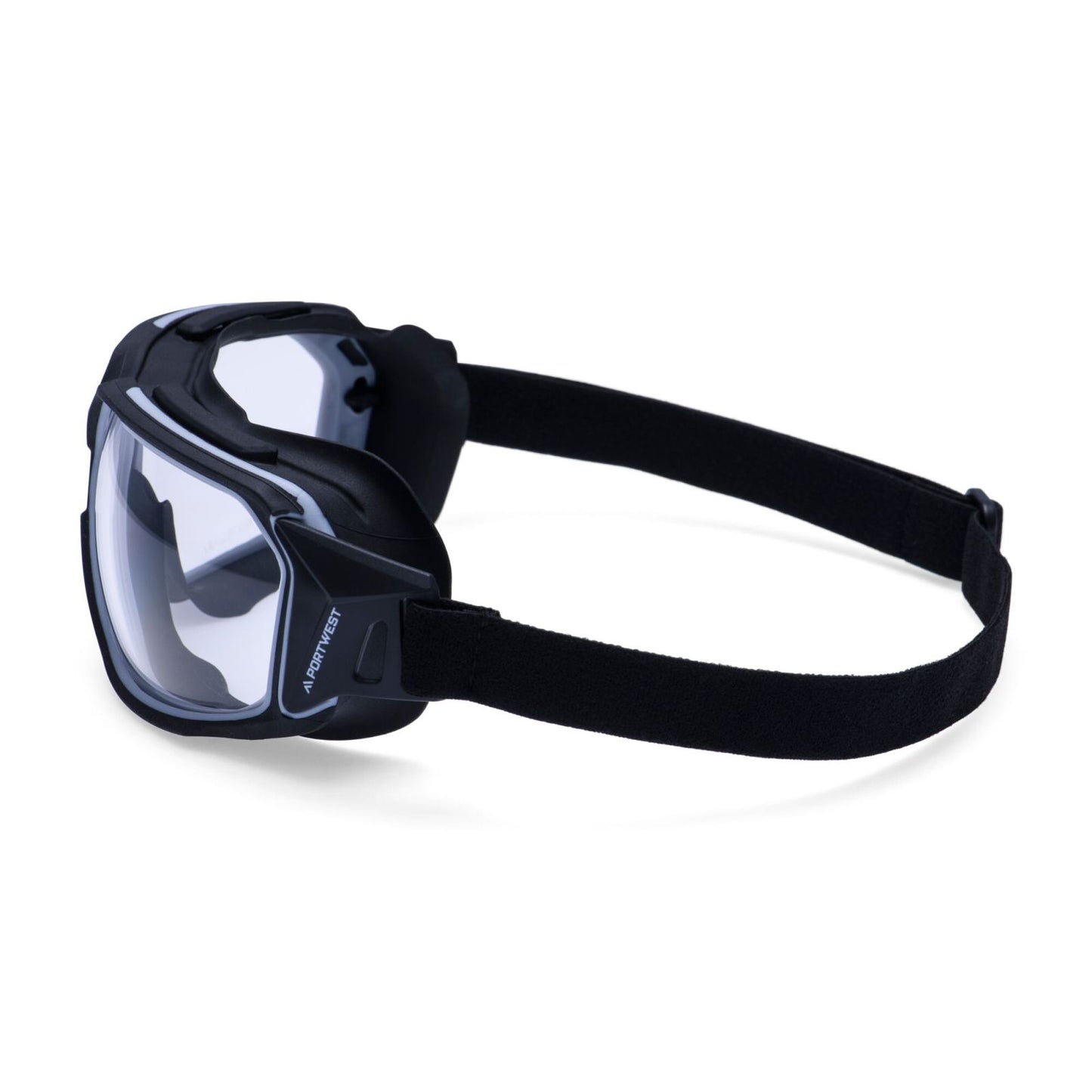Portwest Oogbescherming PBMs Veiligheidsbril PS64 opvouwbaar blank(CL)
