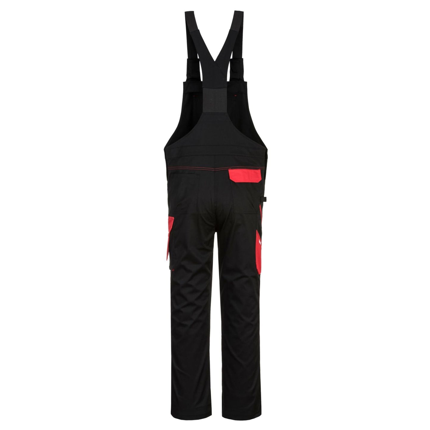 Portwest Overalls PW243 zwart-rood(BD)