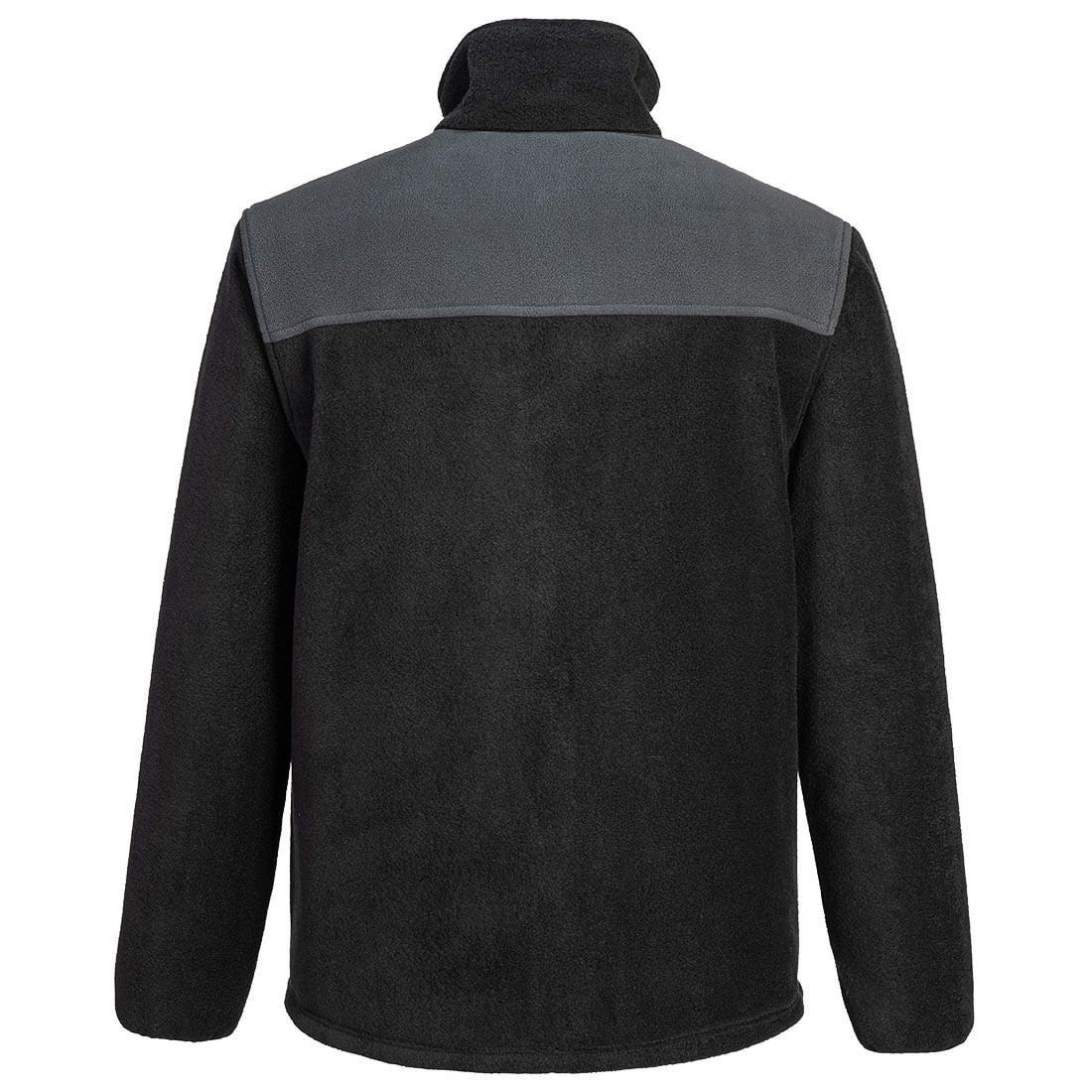 Portwest PW2 Jas PW270 fleece zwart-zoomgrijs(BZ)