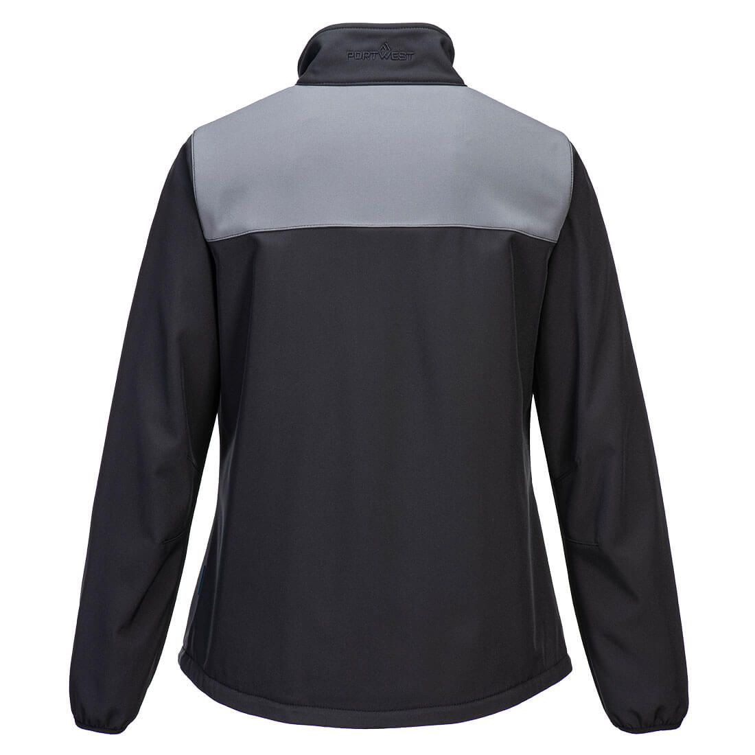Portwest PW2 Dames PW2 Dames Softshell (2L) PW278 softshell zwart-zoomgrijs(BZ)