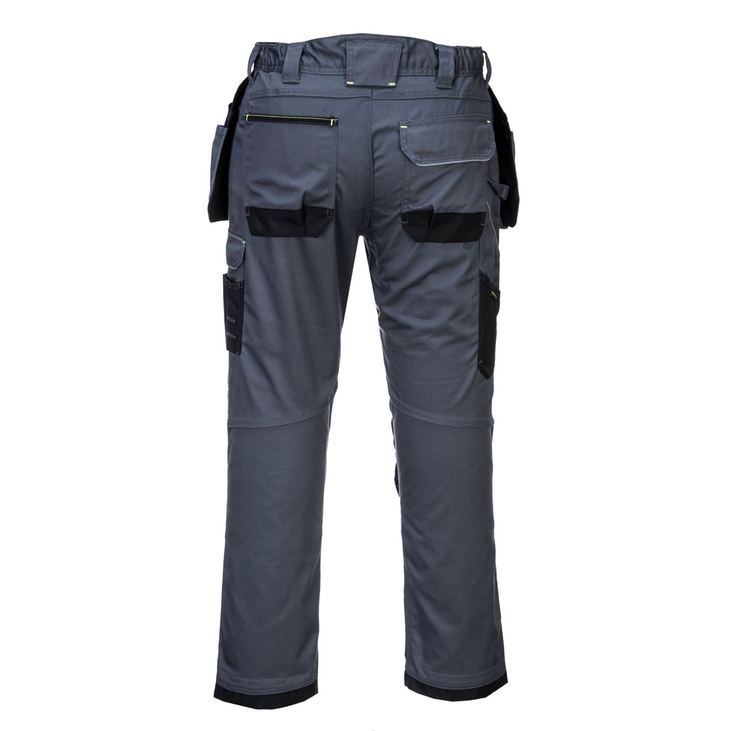 Portwest PW3 Workwear Broek PW305 stretch holsterzakken zoomgrijs-zwart(ZB)
