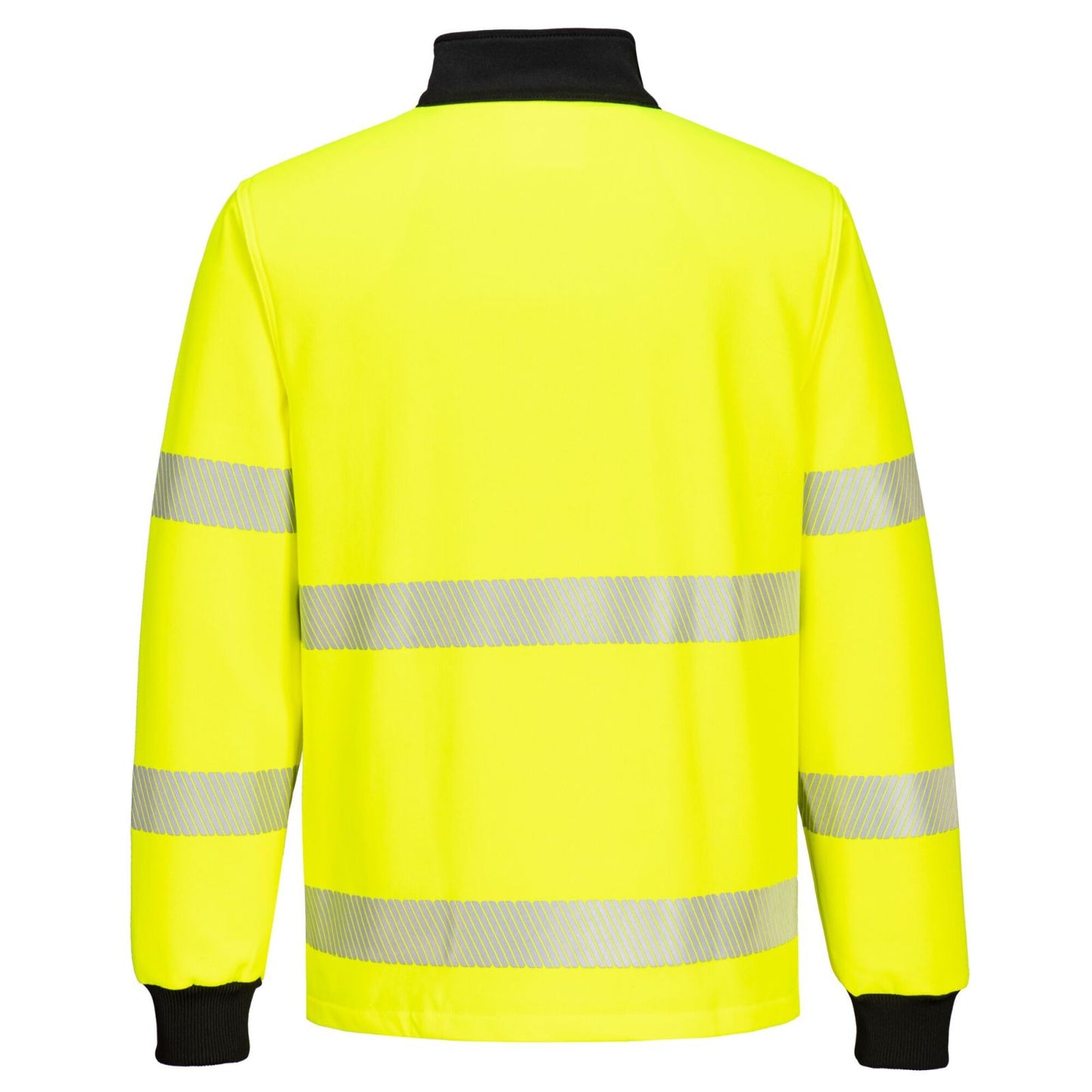 Portwest PW3 Sweatshirt PW326 1/4 rits HiVis geel-zwart(YB)