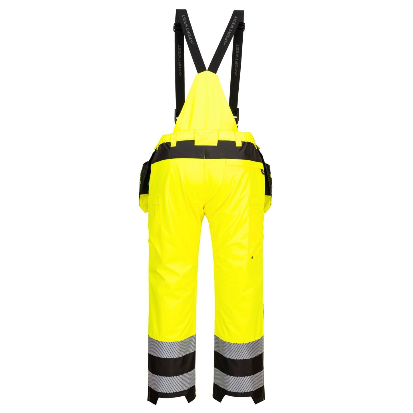 Portwest PW3 Amerikaanse regenoveralls PW356 geel-zwart(YB)
