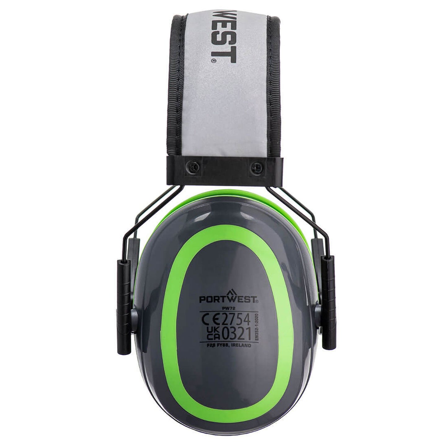 Portwest HV Extreme Oorbeschermers PW72 laag reflectie grijs-groen(GG)
