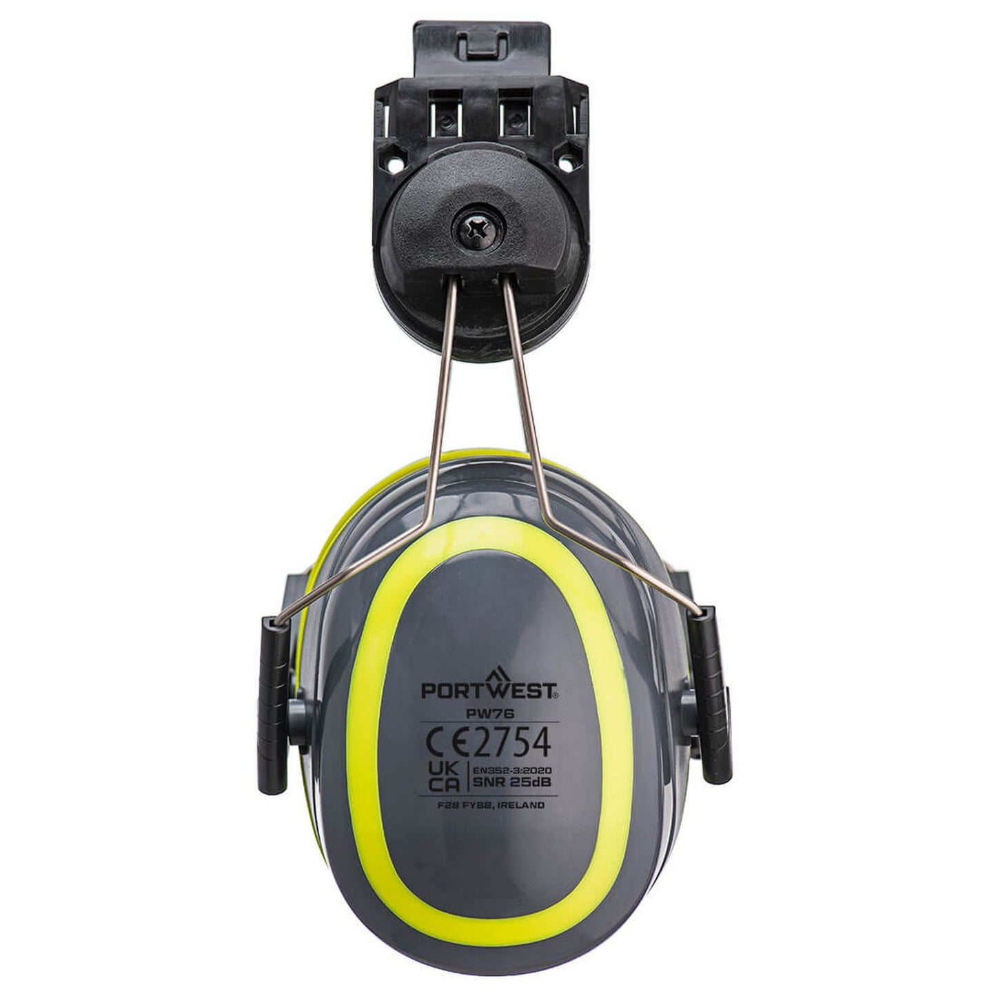 Portwest HV Extreme Oorbeschermers PW76 middel clip-on contrastkleuren grijs-geel(GY)