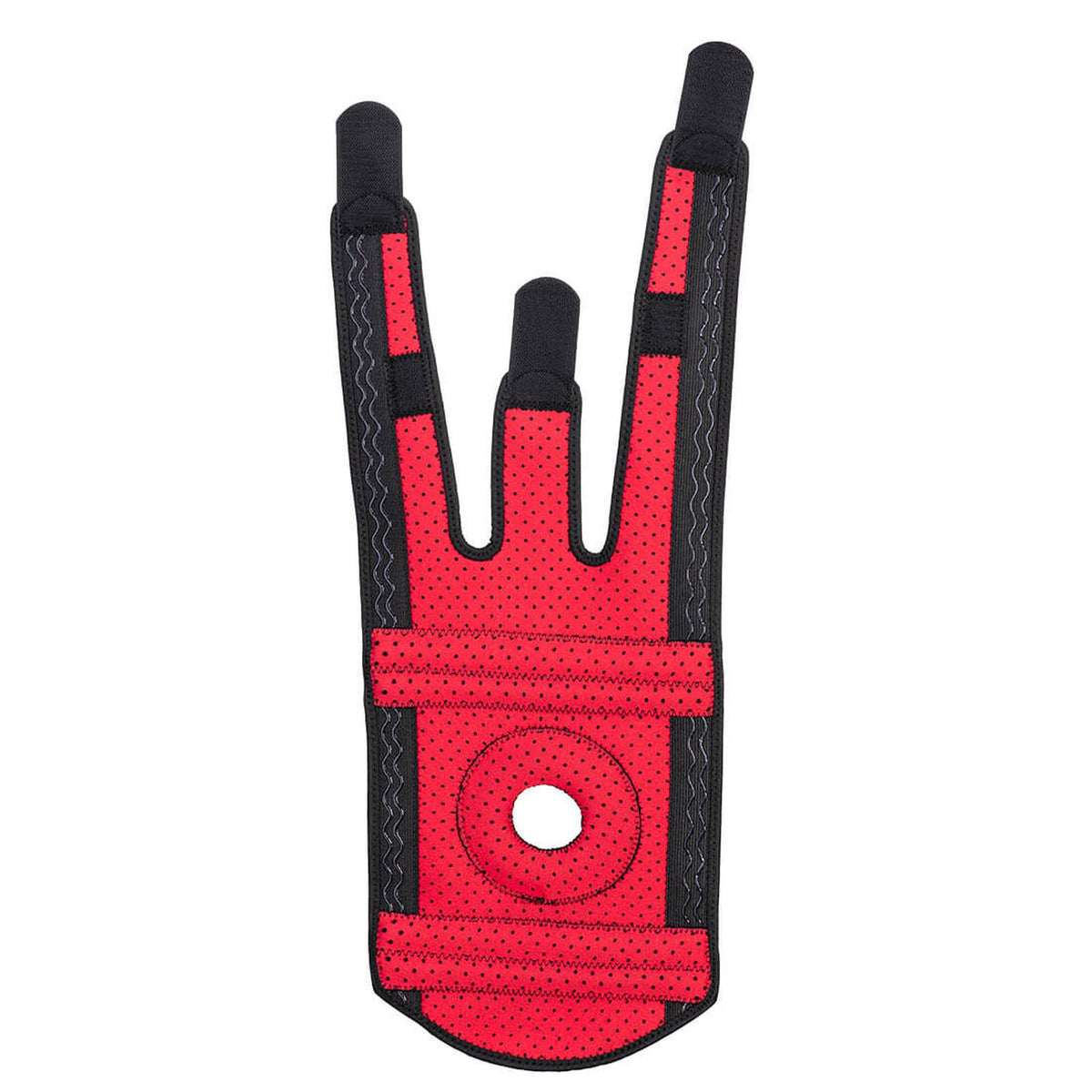 Portwest PBM algemeen Kniebrace PW84 Knieondersteuning Open Patella zwart(BK)