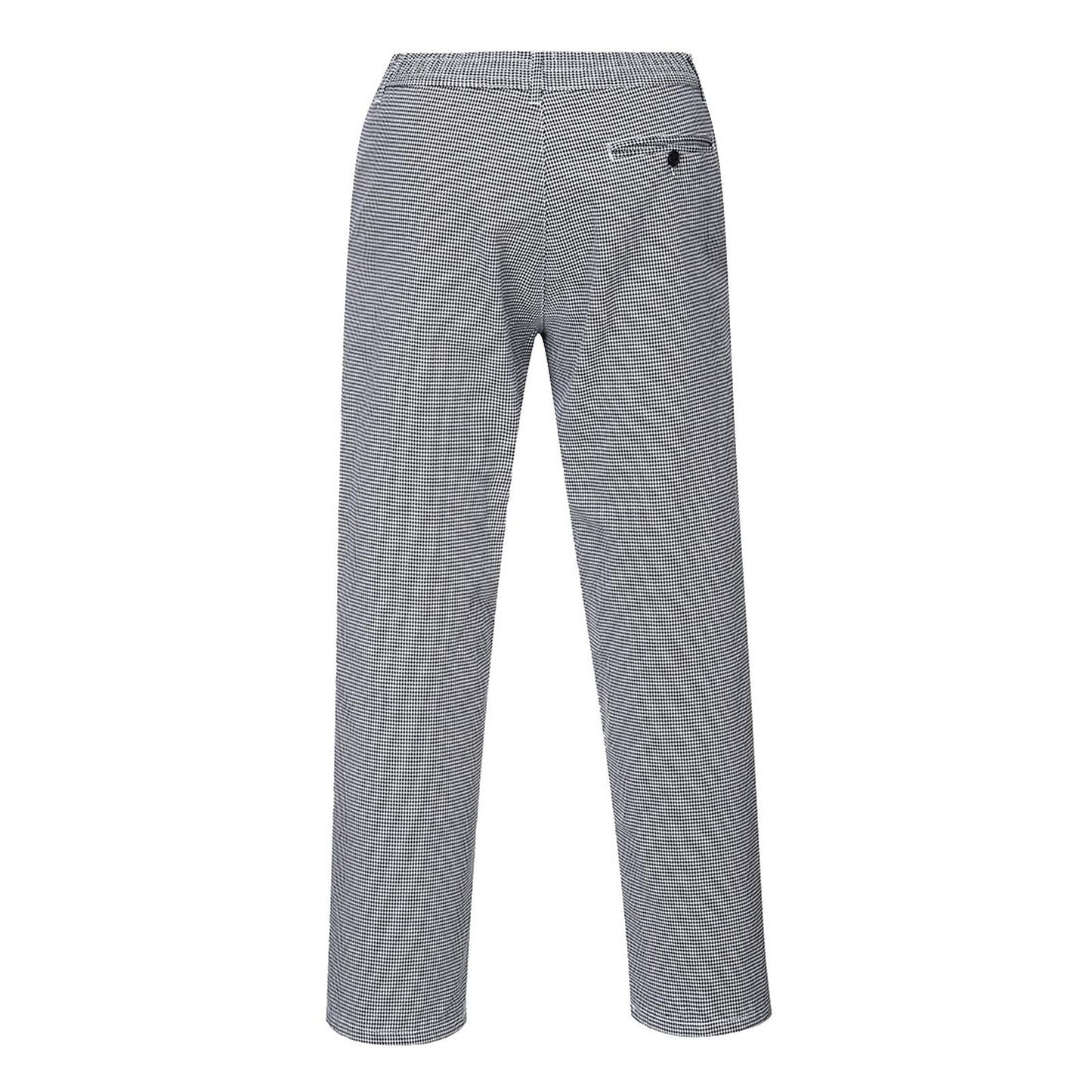 Portwest Broeken S068 houndstooth zwart-wit(HT)