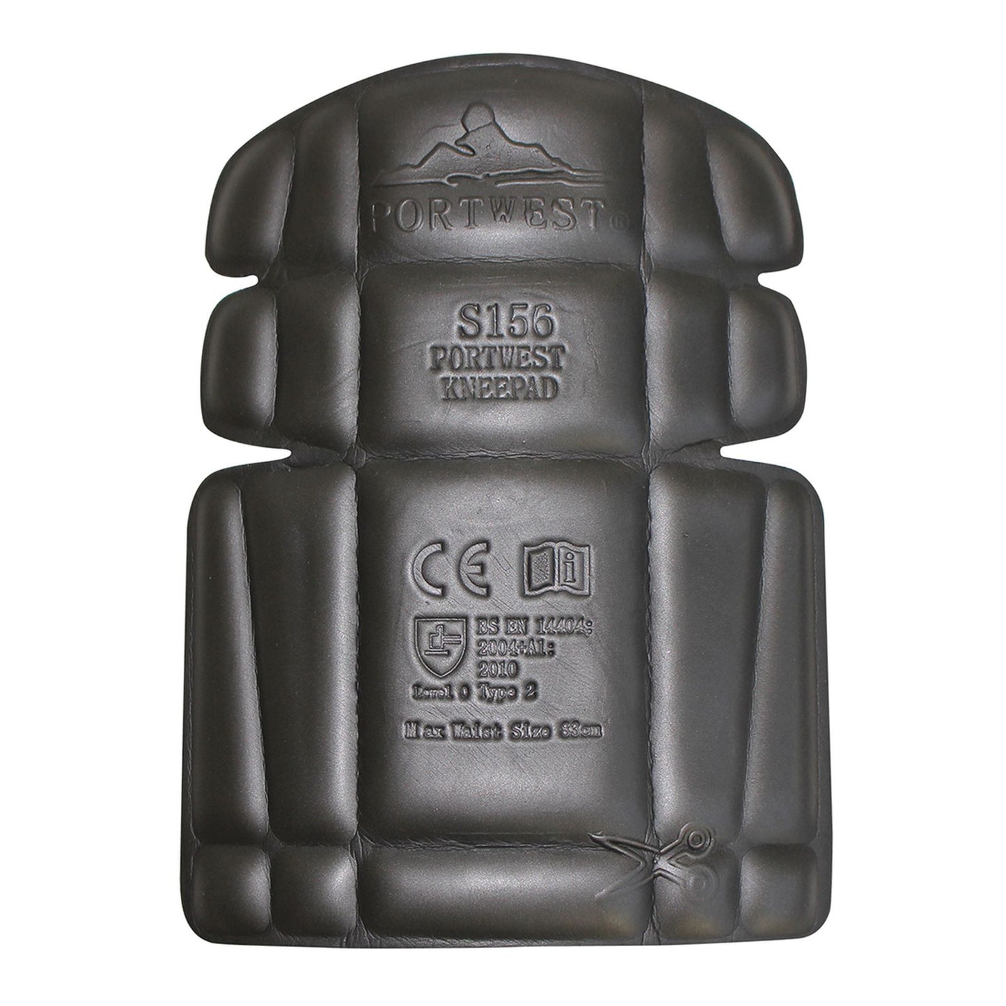 Portwest Kniebeschermers S156 zwart(BK)