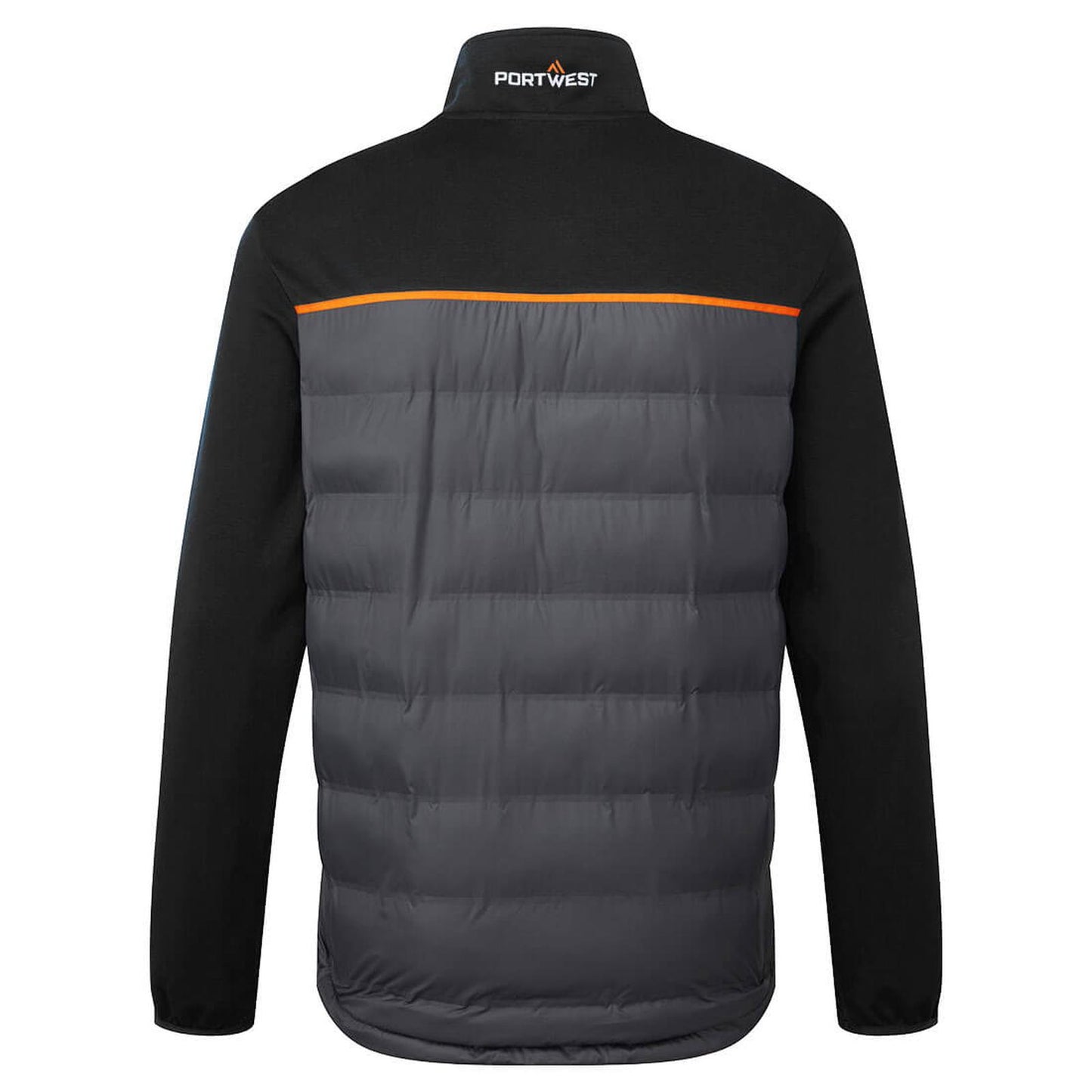 Portwest Gevoerde Regenkleding Bescherming Tegen Alle Weersomstandigheden Jack S381 hybride baffle zwart(BK)