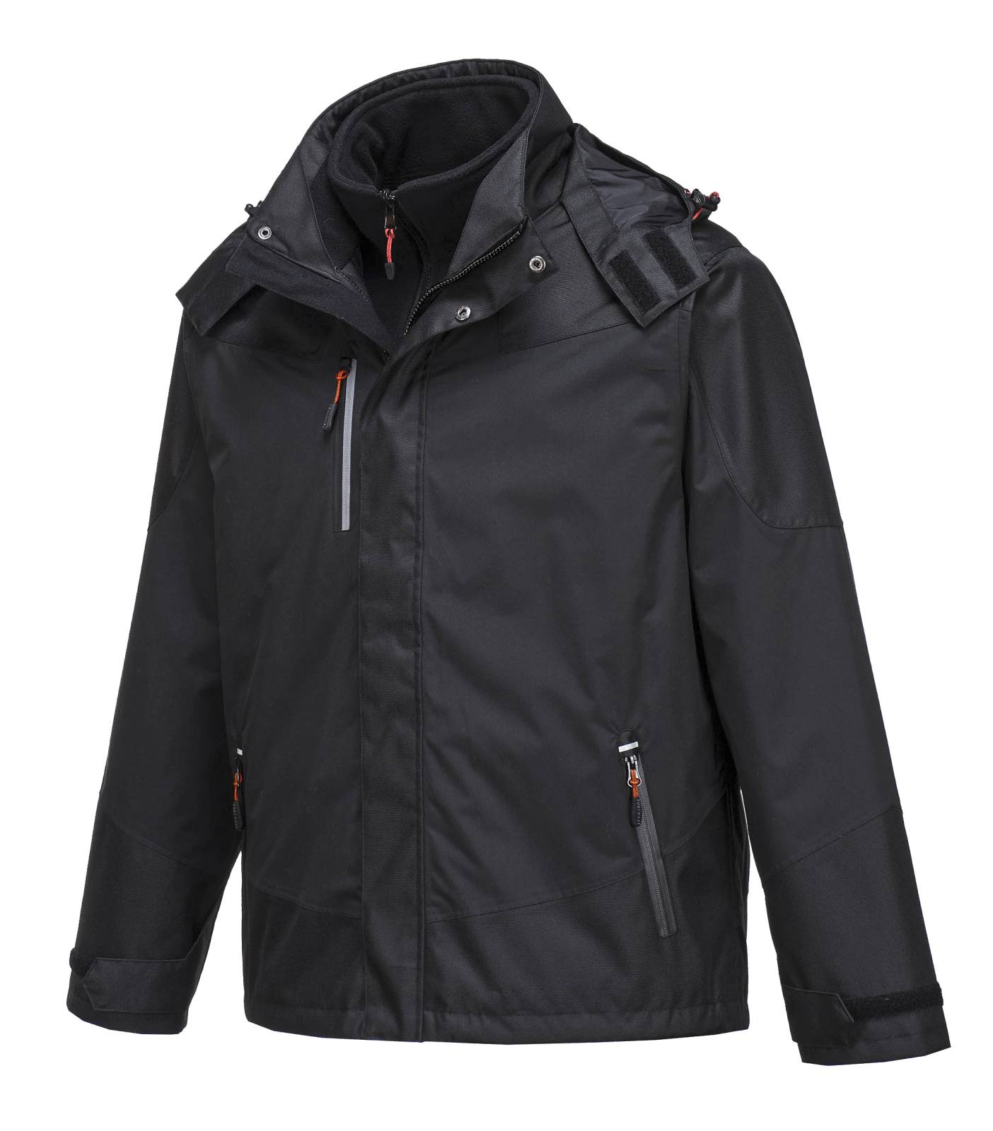 Portwest Jassen S553 Waterdicht Uitneembaar fleecevest zwart(BK)