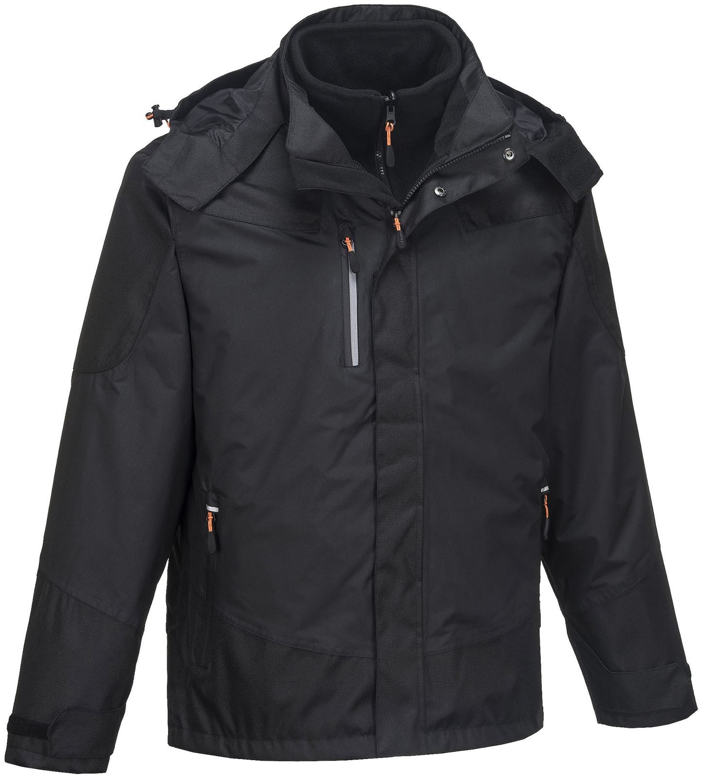 Portwest Jassen S553 Waterdicht Uitneembaar fleecevest zwart(BK)