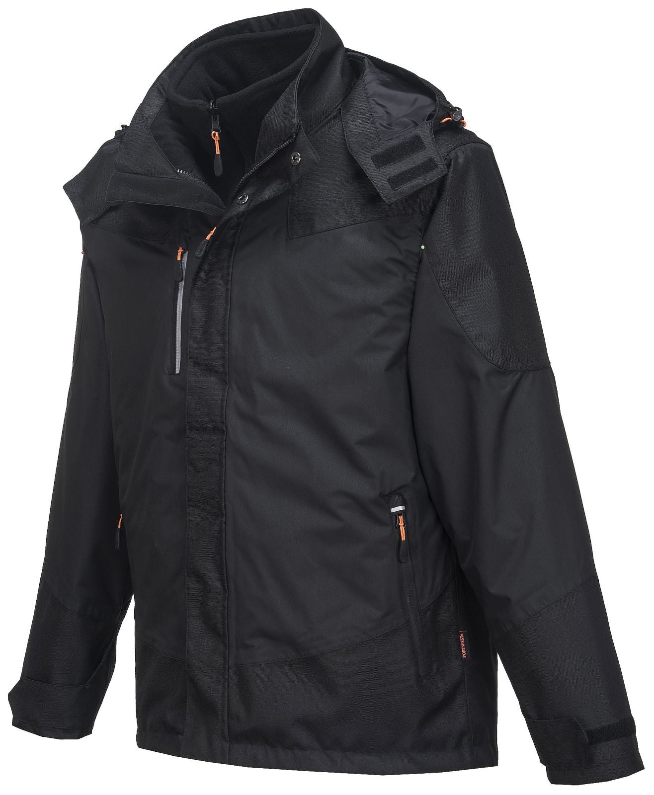 Portwest Jassen S553 Waterdicht Uitneembaar fleecevest zwart(BK)