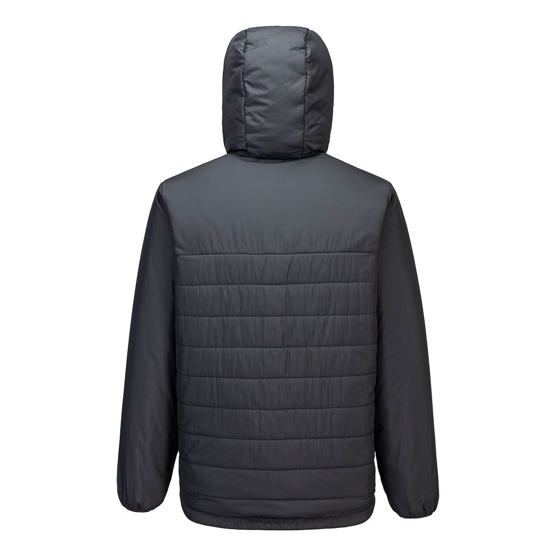 Portwest Klassieke Regenkleding Alle Weersomstandigheden Jassen S608 professioneel capuchon gevoerd baffle metaalgrijs(MG)