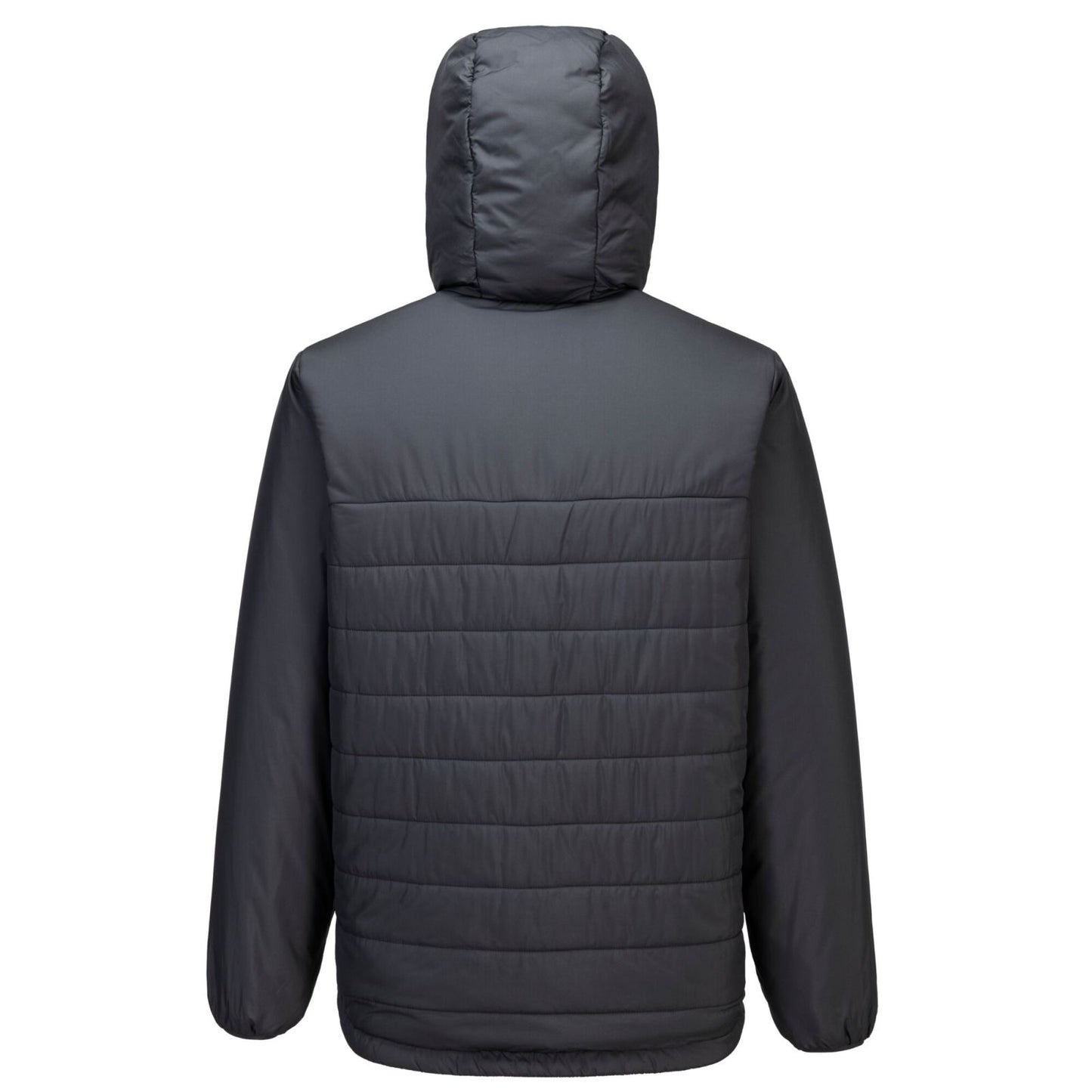 Portwest Klassieke Regenkleding Alle Weersomstandigheden Jassen S608 professioneel capuchon gevoerd baffle metaalgrijs(MG)
