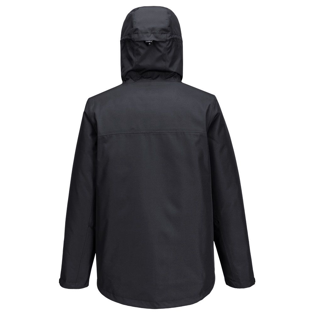 Portwest Klassieke Regenkleding Alle Weersomstandigheden Winterjack S611 professioneel zwart(BK)