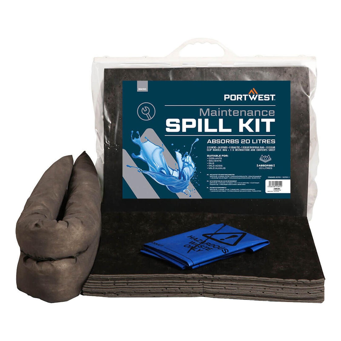 Portwest Reinigingsmateriaal SM30 grijs(GR)