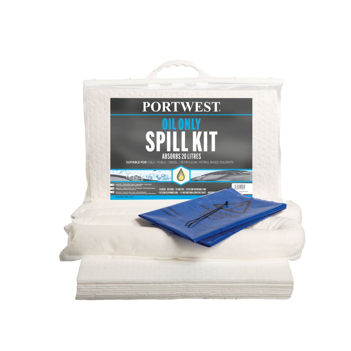 Portwest Reinigingsmateriaal SM60 wit(WH)