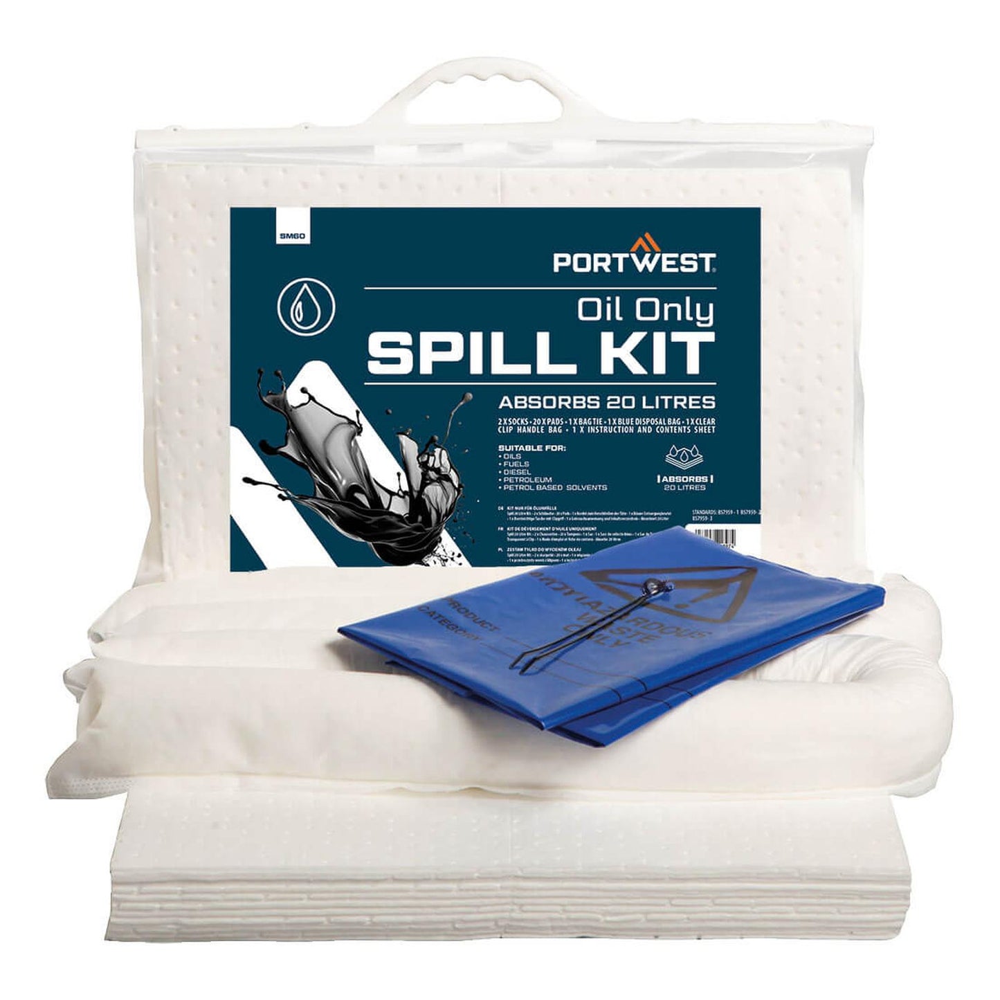 Portwest Reinigingsmateriaal SM60 wit(WH)