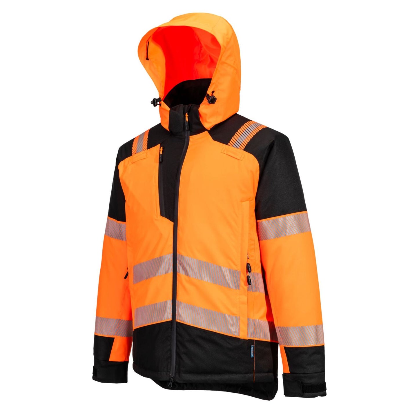Portwest PW3 Hoge zichtbaarheid Winterjack T160 Hi-Vis oranje-zwart(OB)