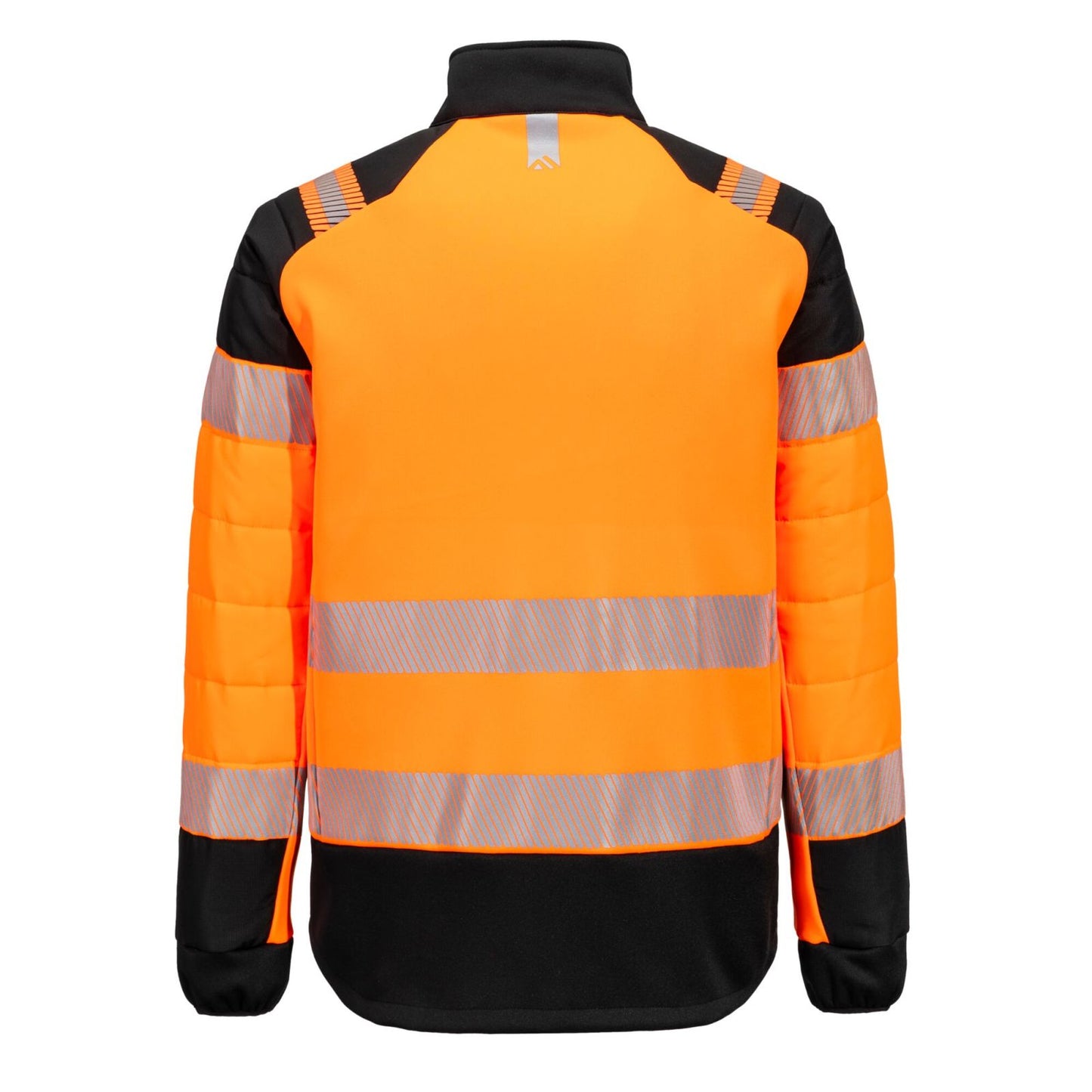 Portwest PW3 Hoge zichtbaarheid Jack T170 baffle Hi-Vis hybride winddicht waterafstotend oranje-zwart(OB)
