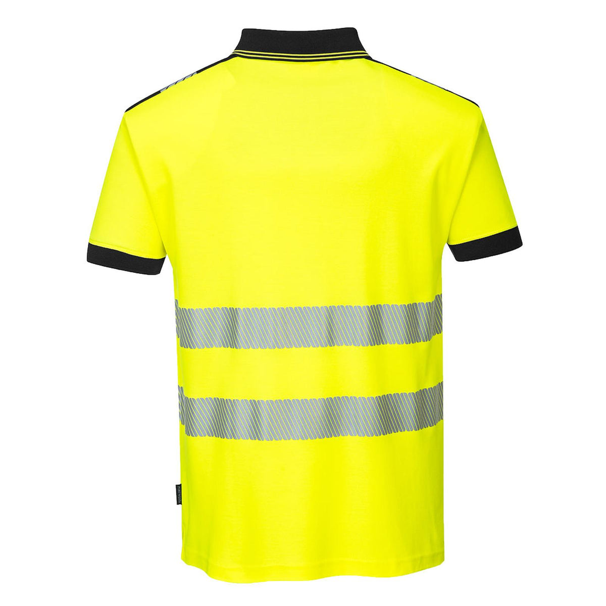 Portwest PW3 Poloshirts T180 geel-zwart(YB)