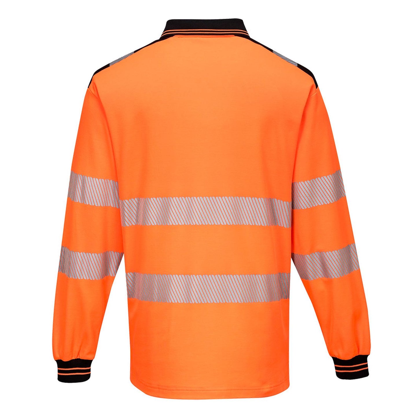 Portwest PW3 Poloshirts T184 oranje-zwart(OB)