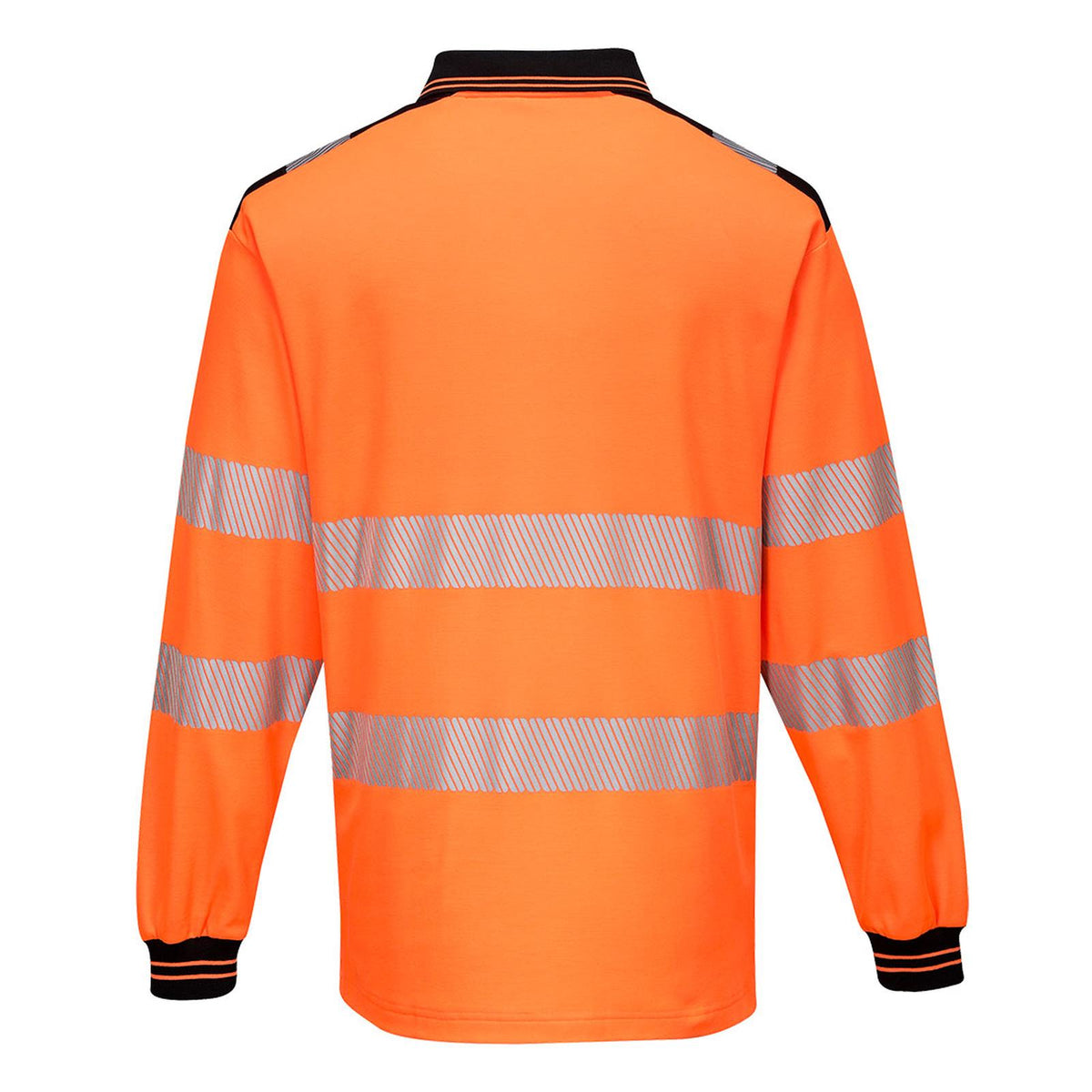 Portwest PW3 Poloshirts T184 oranje-zwart(OB)