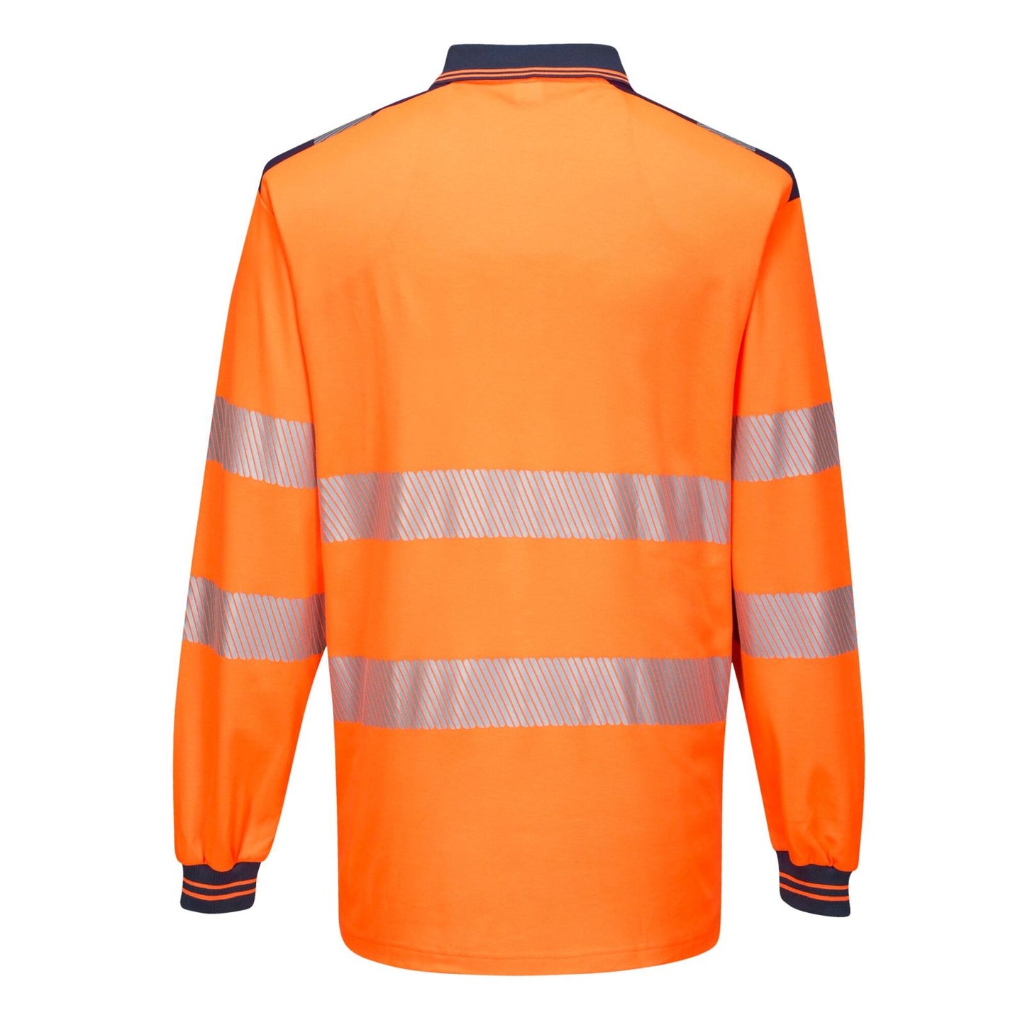 Portwest PW3 Poloshirts T184 oranje-marineblauw(ON)