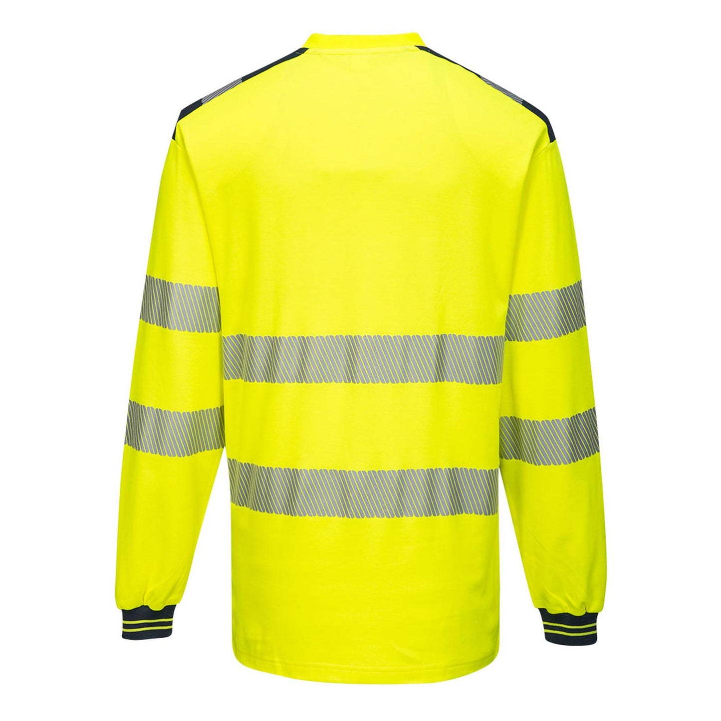 Portwest PW3 T-shirts T185 geel-marineblauw(YN)