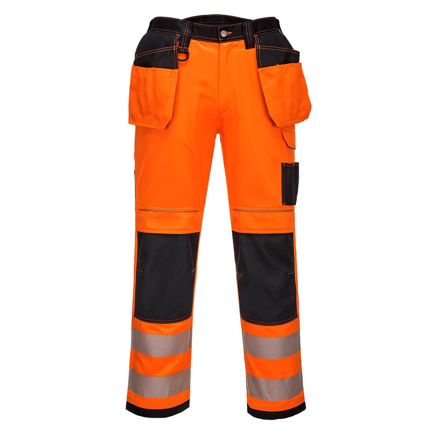Portwest PW3 Broeken T501 HiVis UPF50+ UV oranje-zwart(OB)
