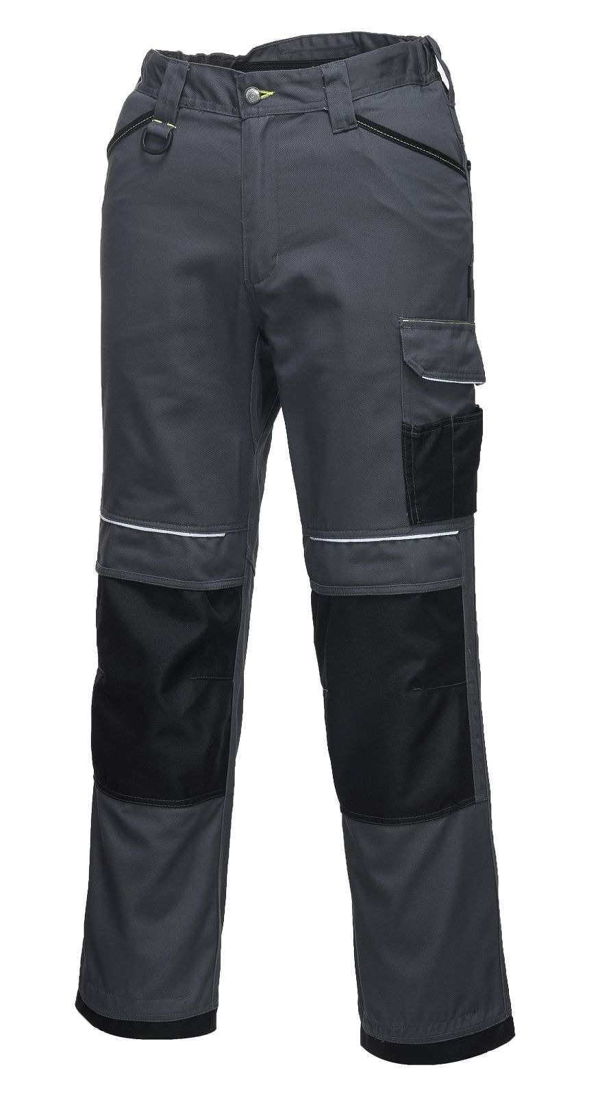 Portwest PW3 Broeken T601 zoom grijs-zwart(ZB)