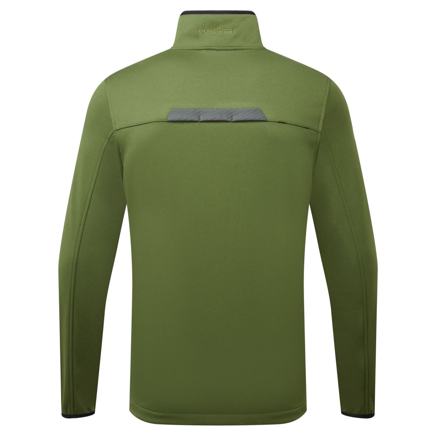 Portwest WX3 Alle Weersomstandigheden Hoodie T755 Tech Fleece halve rits olijfgroen(OG)