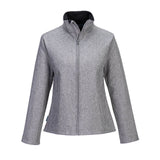 Portwest Print & Promo Regenkleding Jas TK21 softshell dames (2L) fleece waterafstotend winddicht mergelgrijs(GM)