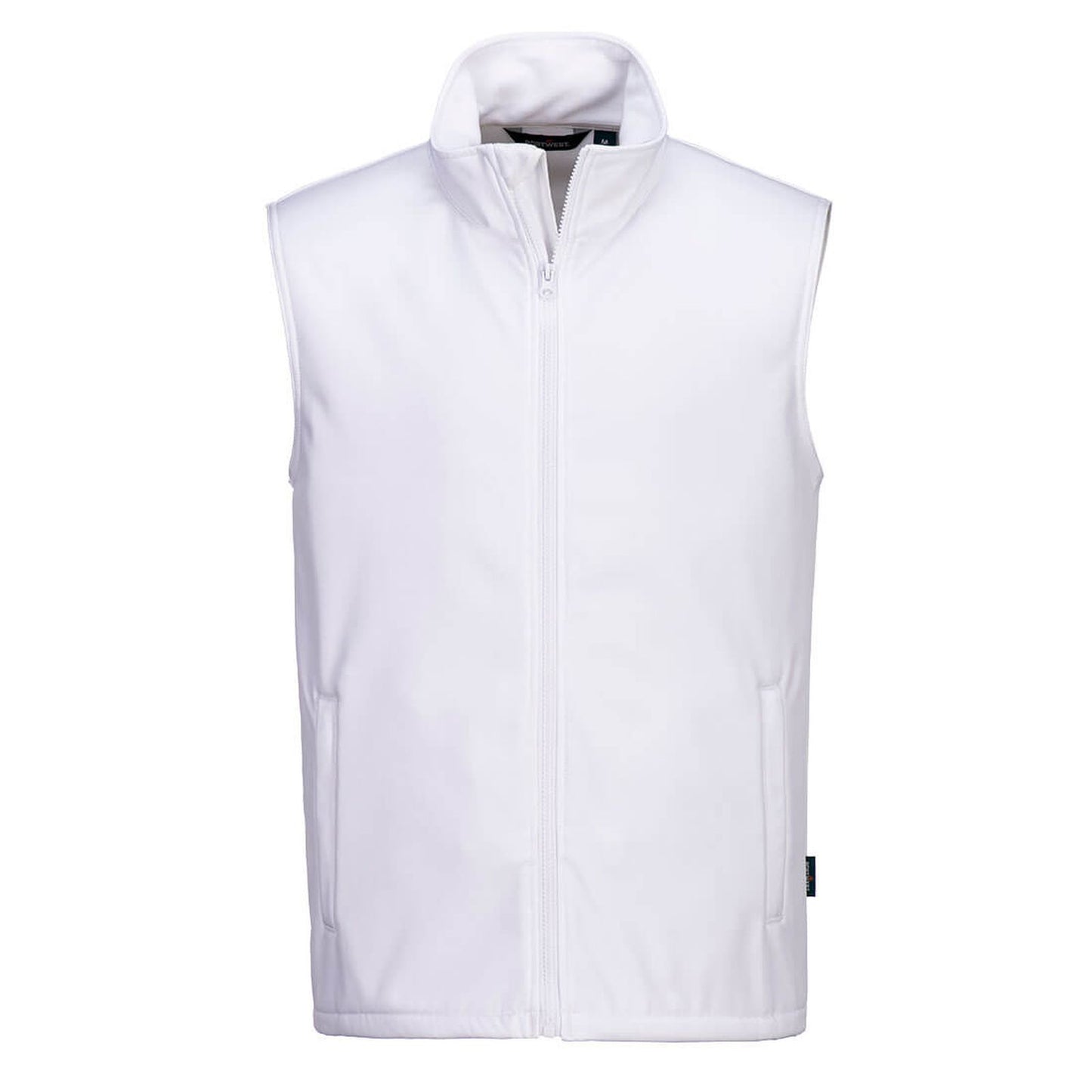 Portwest Print & Promo Bodywarmer TK22 softshell (2L) fleece waterafstotend winddicht wit(WH)