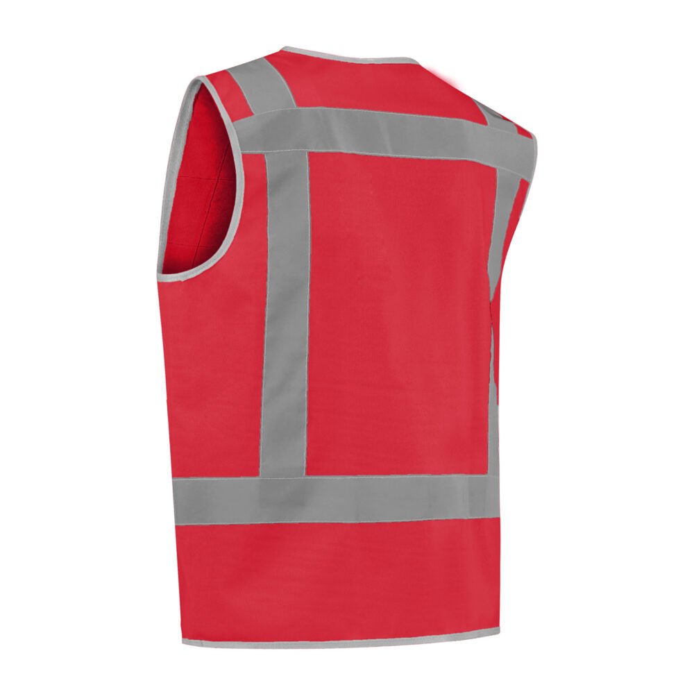 Noname High Visibility Veiligheidsvest VV100 rood(ROOD)