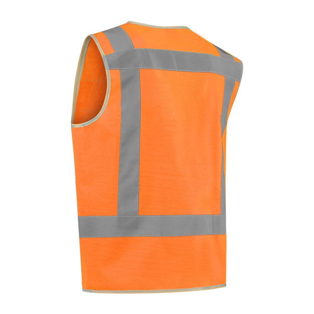 Noname High Visibility Veiligheidsvest VVRWS100 HiVis- RWS fluo-oranje(ORANJE)