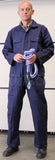 Woltex Overalls Proban® klep/ kniezakken d.blauw
