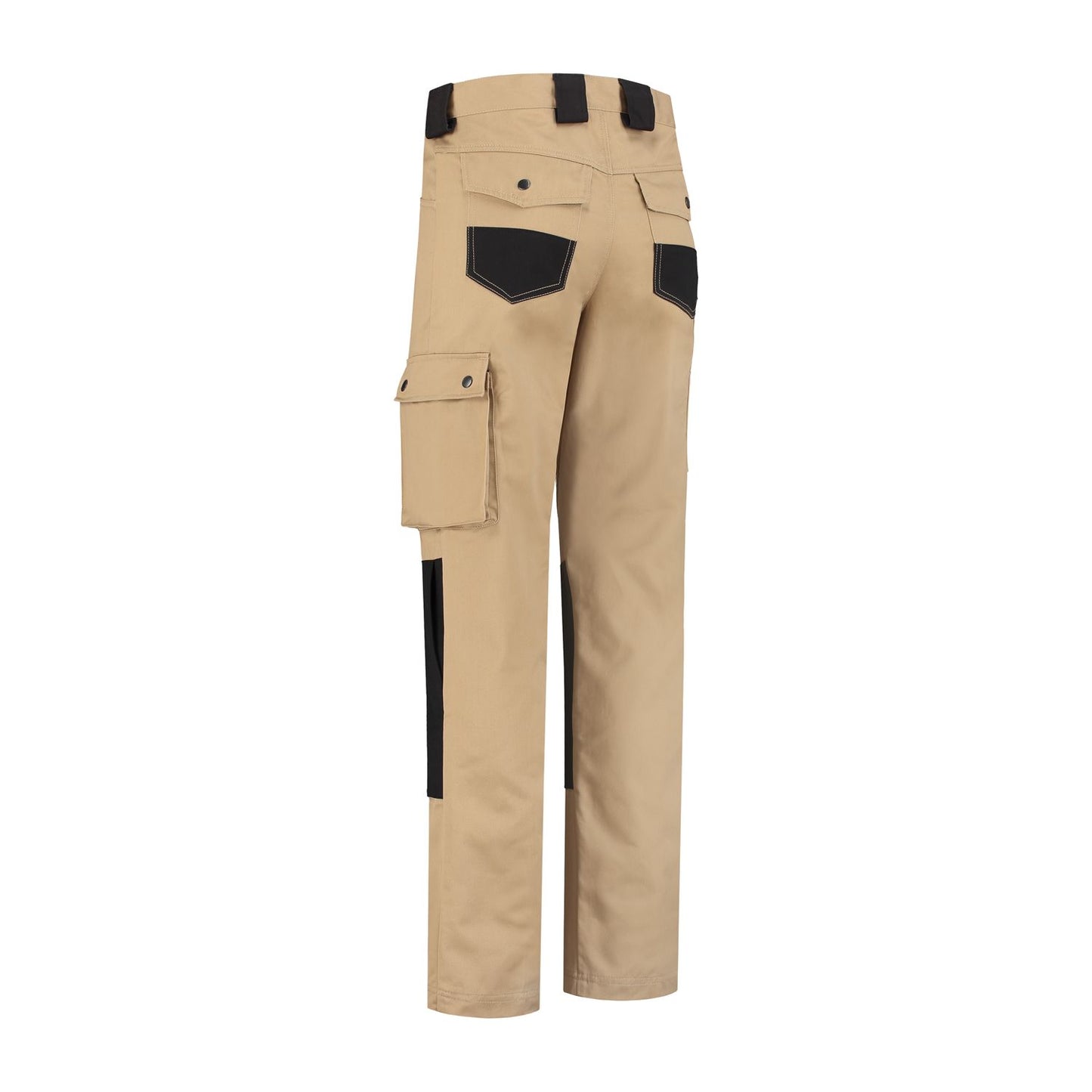 Noname Worker Werkbroek WBC6040 khaki-zwart(KZWART)