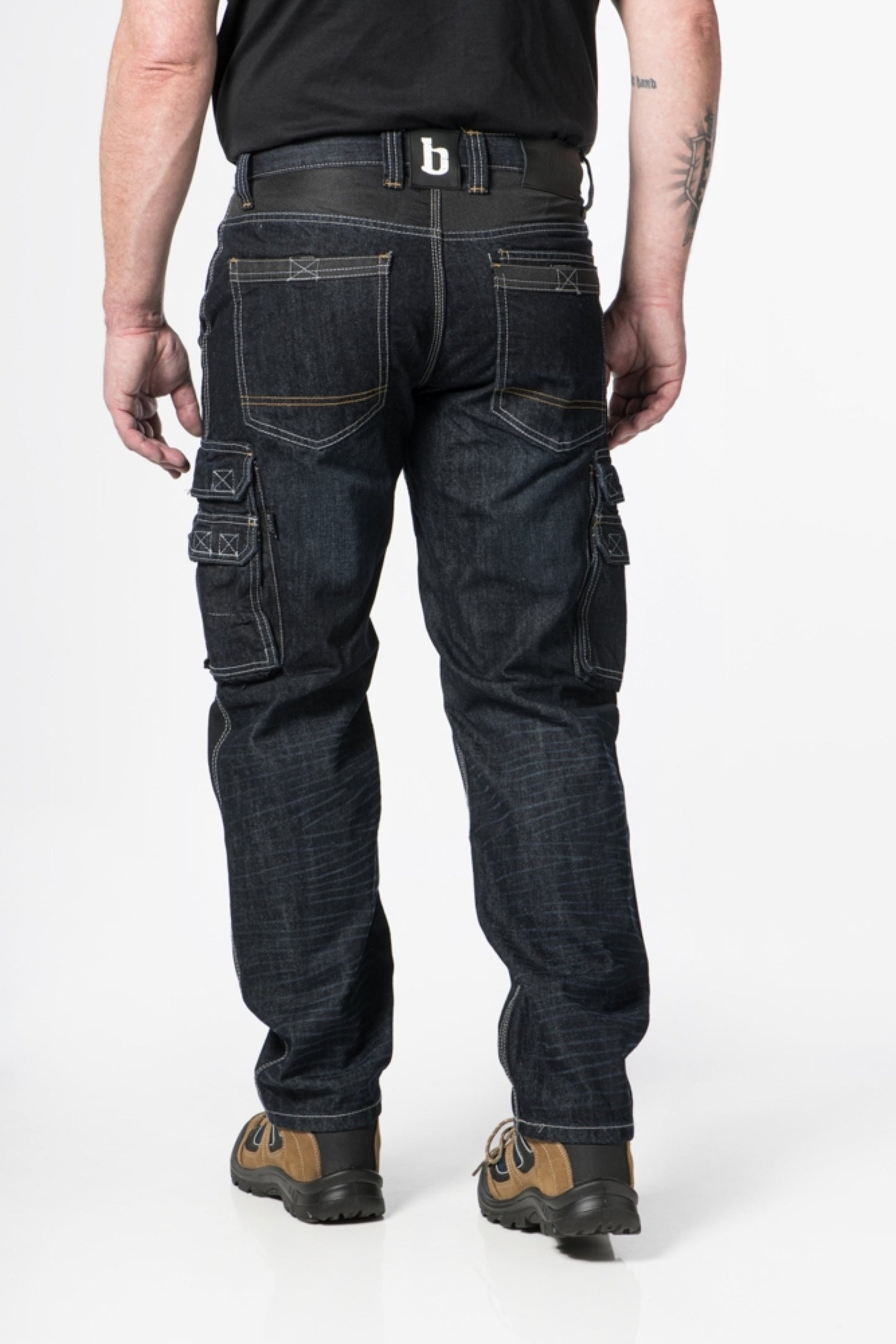 Brams Paris Never out of stock Jeans Broeken Willem A82 Worker donkerblauw-denim(001)