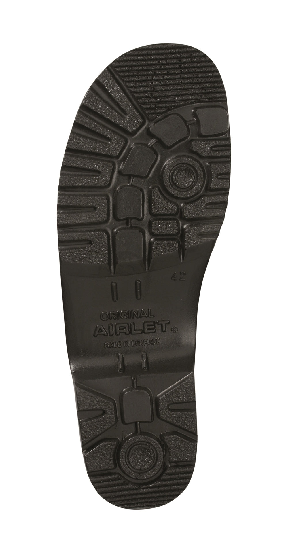 Strövels Klompen Flex 933 Buigzame zool- PU zwart