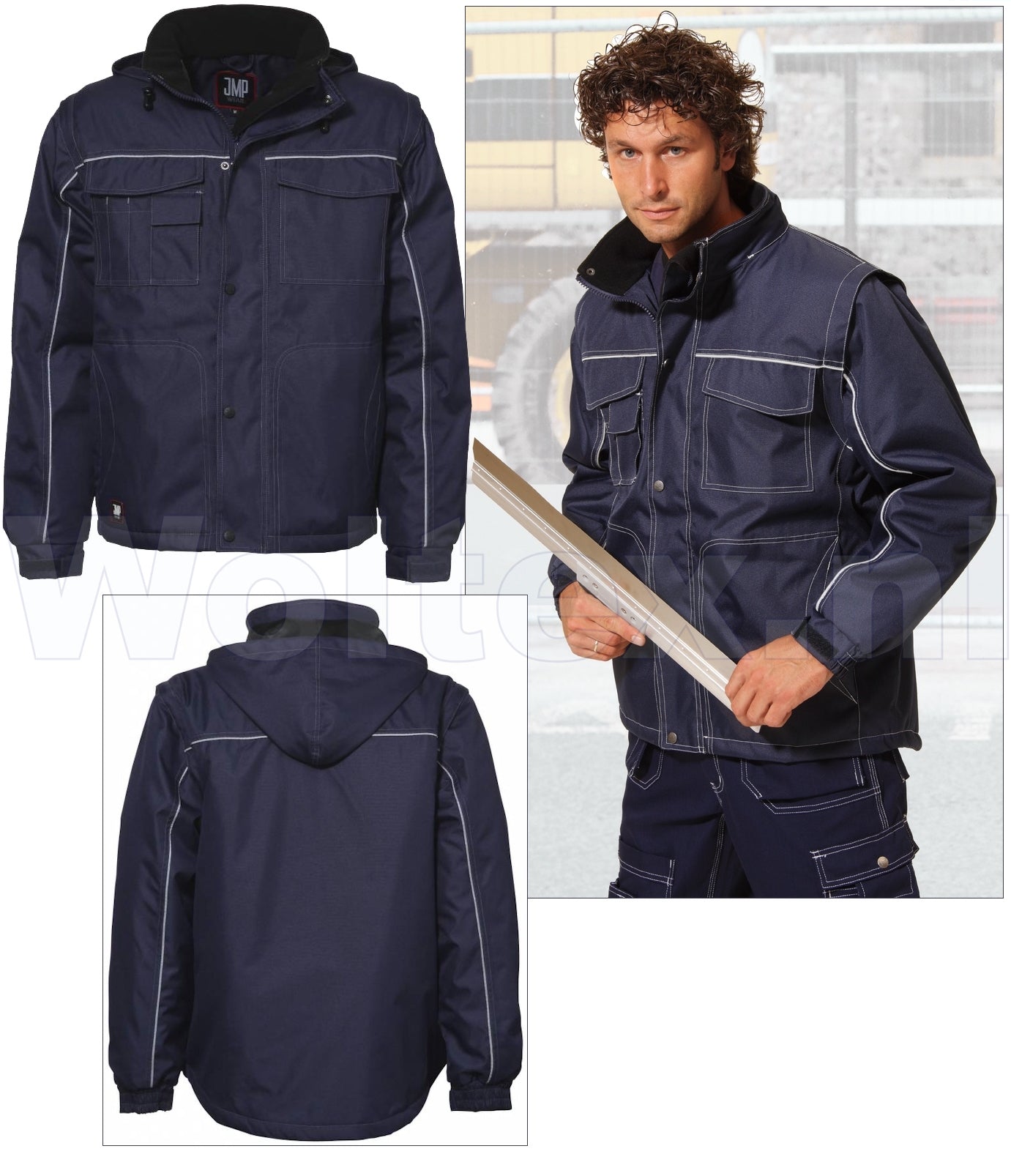 JMP Wear Jassen Vermont blauw