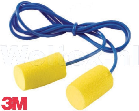 3M E-A-R Oordoppen Classic CC-01-000 Aan koordje Dispenser- 200 paar geel