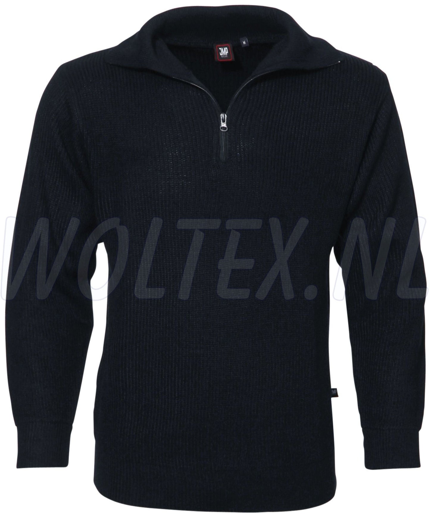 Economy Wear Ritstruien Klipper Schipperstrui Acryl donkerblauw(NAVY)
