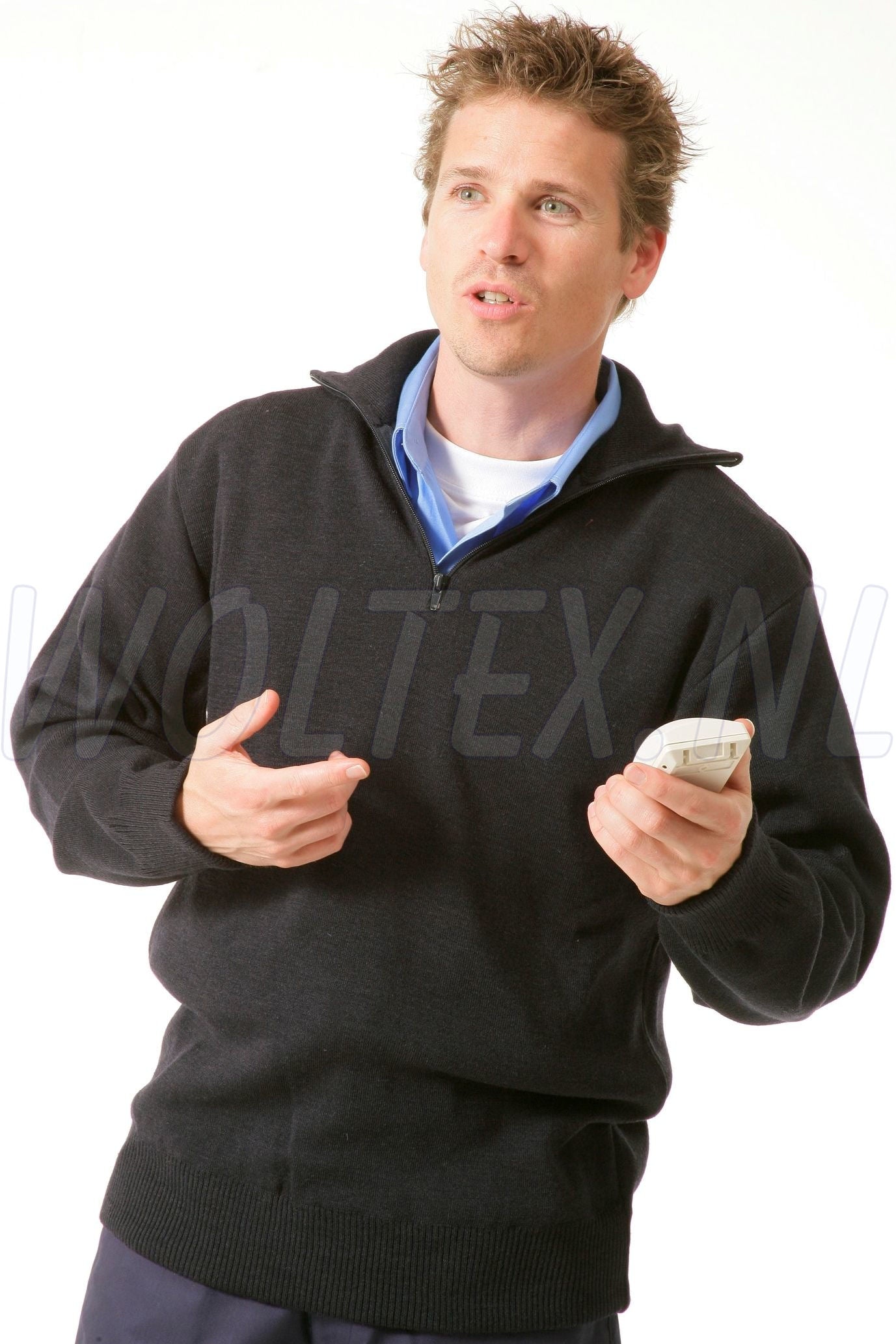 Economy Wear Polosweaters Kotter Schipperstrui Wol- acryl donkerblauw