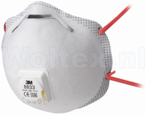 3M Stofmaskers 8833 FFP3