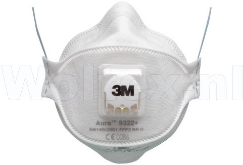 3M Aura stofmaskers 9322+  FFP2