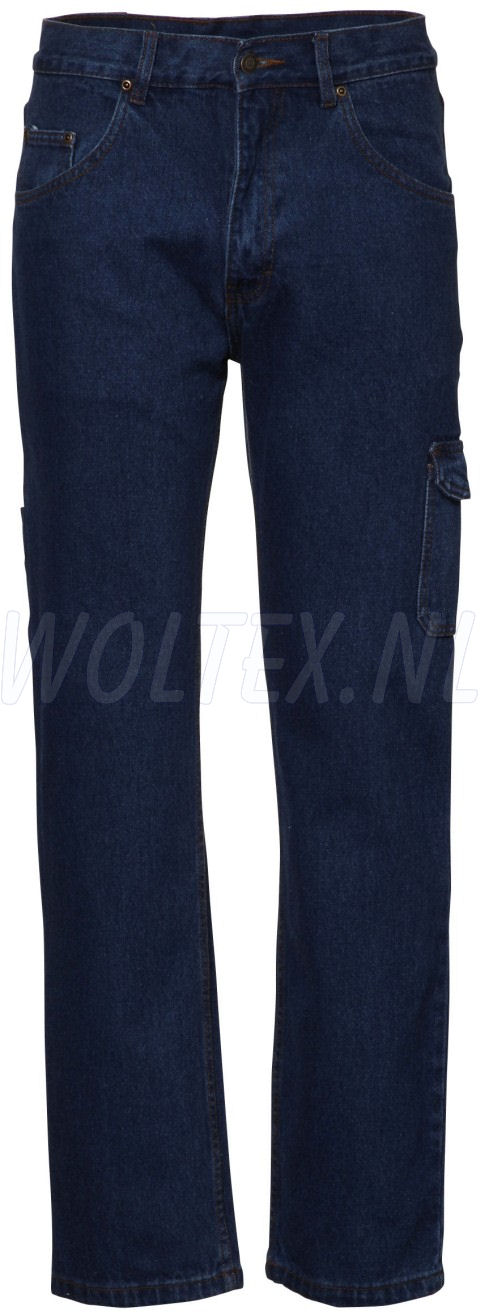 Economy Wear Broeken Denver Denim- katoen- Cordura denim blue