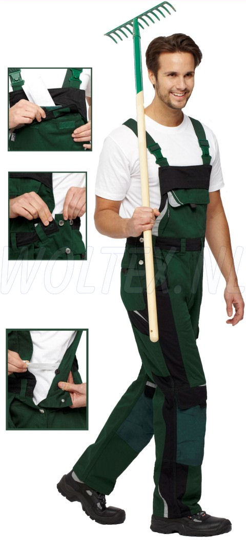 PKA Am. Overalls Bestwork New groen