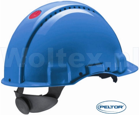 3M Peltor Helmen G3000DUV ABS UV- sensor Ventilatie Omkeerbaar binnenwerk blauw